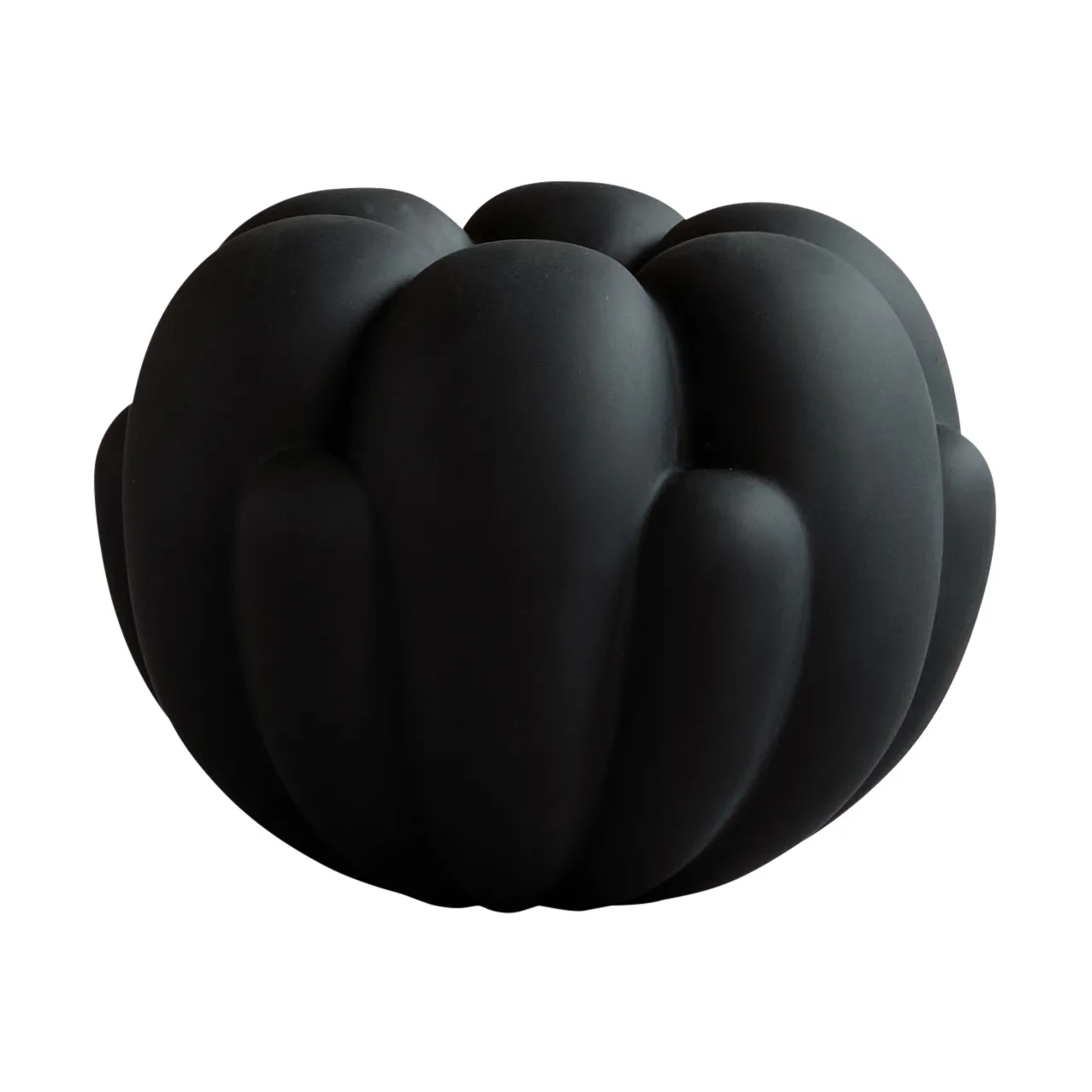 Bloom vas petit 22,5x24 cm, Black 101 Copenhagen
