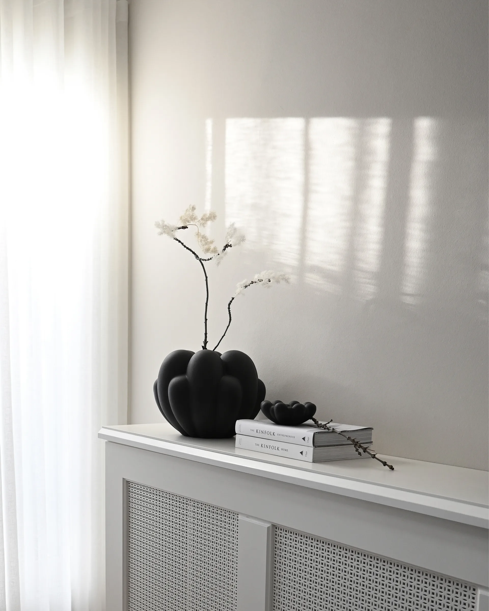 Bloom vas petit 22,5x24 cm, Black 101 Copenhagen