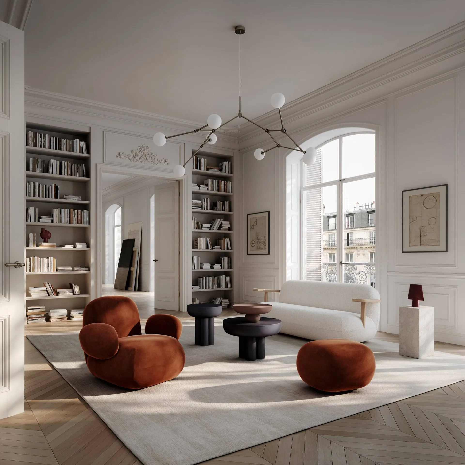 Sphere Bubl vas Medio, Maroon 101 Copenhagen