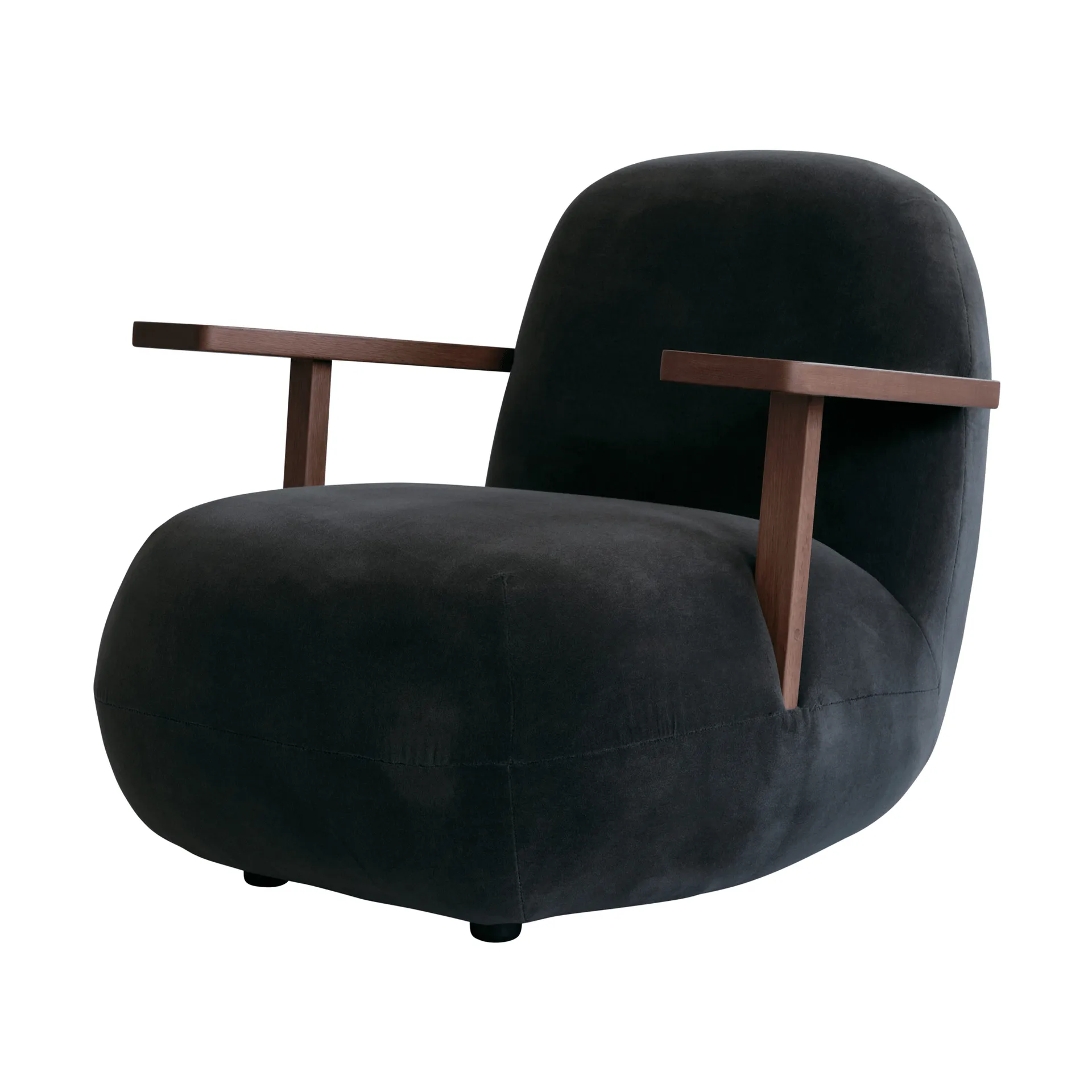 Toe chair fåtölj med armstöd, Classic brown oak-peat 101 Copenhagen