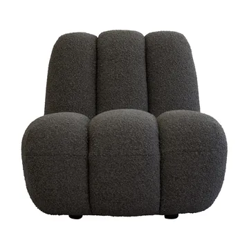 Toe loungefåtölj bouclé - Deep taupe - 101 Copenhagen