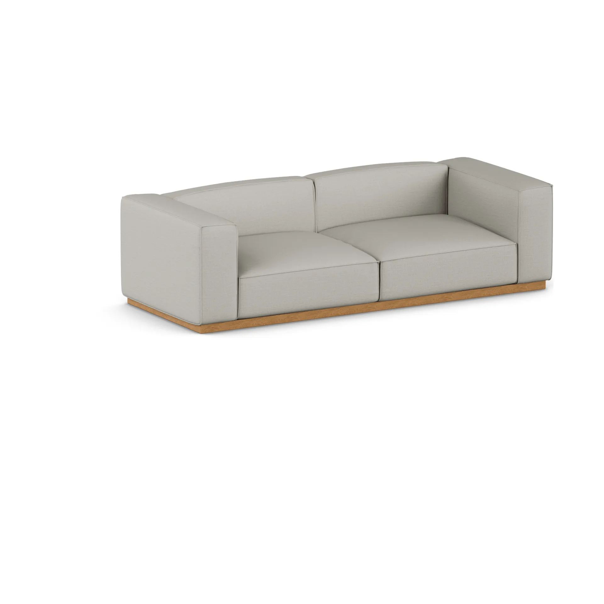 Bergsdal soffa, Same Grey 6673-ekbetsad ask, 3-sits 1898