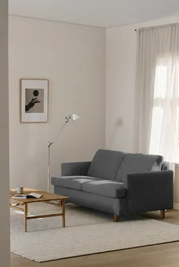 Binga 2,5-sits bäddsoffa - Caleido Grey 1240-ekbetsad ask - 1898