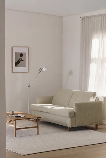 Binga 2,5-sits bäddsoffa - Luiza Beige 3981-ekbetsad ask - 1898