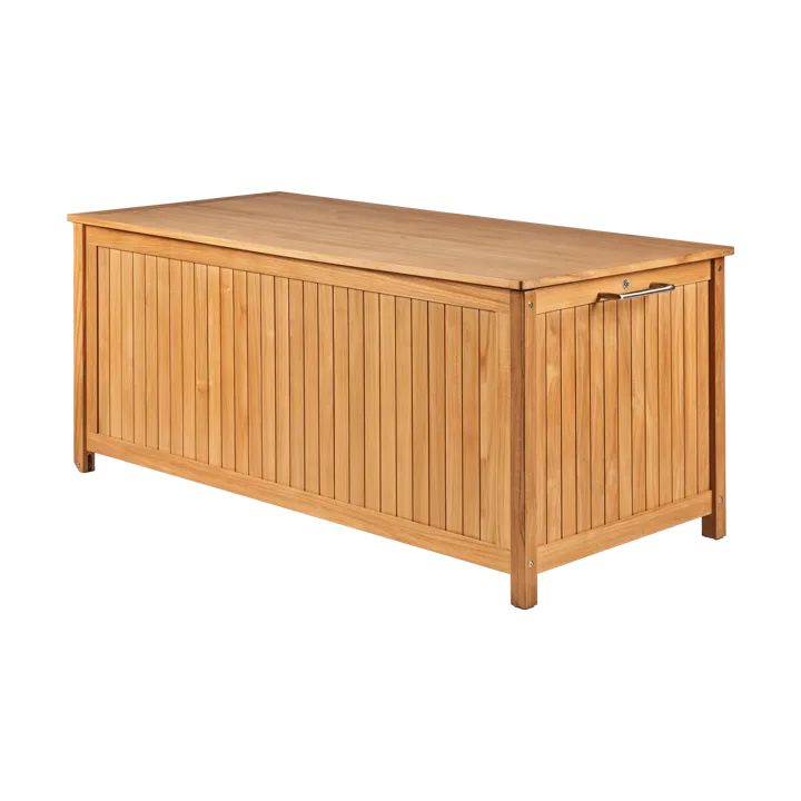 Bjärknäs dynbox med hjul L 180x85x75 cm - Teak - 1898