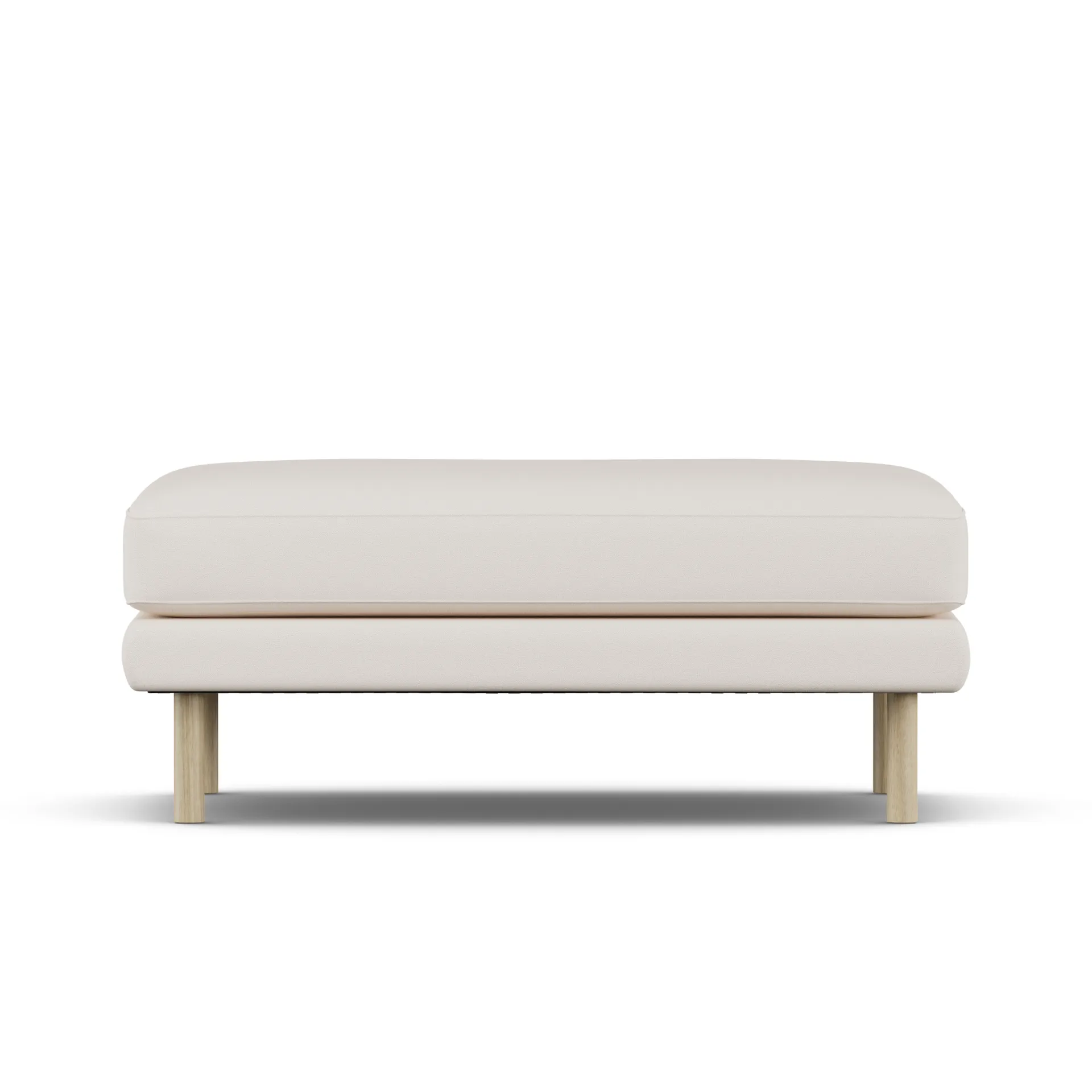 Bredhult fotpall, Caleido Beige 9600-vitoljad ek 1898