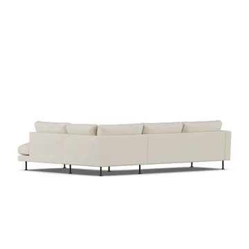 Bredhult soffa - Jump Beige 1956-svart stål, 3-sits A1 - 1898