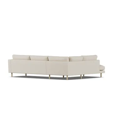 Bredhult soffa - Jump Beige 1956-vitoljad ek, 3-sits A2 - 1898
