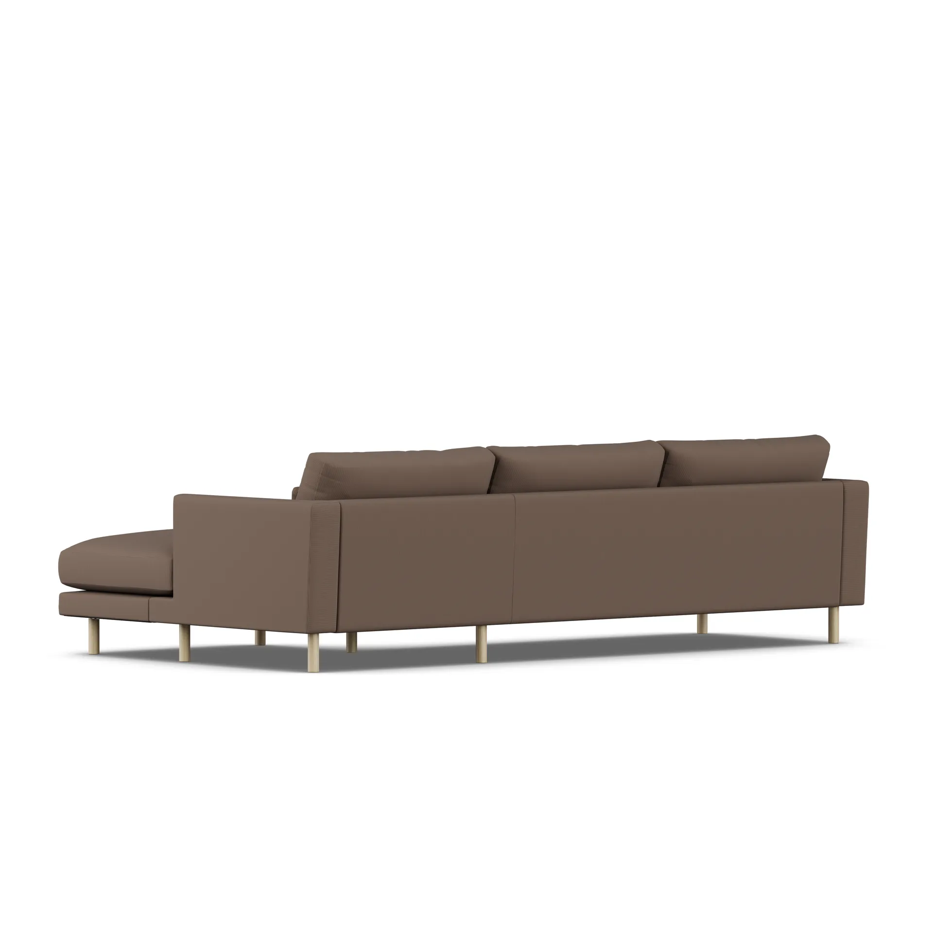 Bredhult soffa, Jump Brown 1955-vitoljad ek, 2,5-sits C1 1898