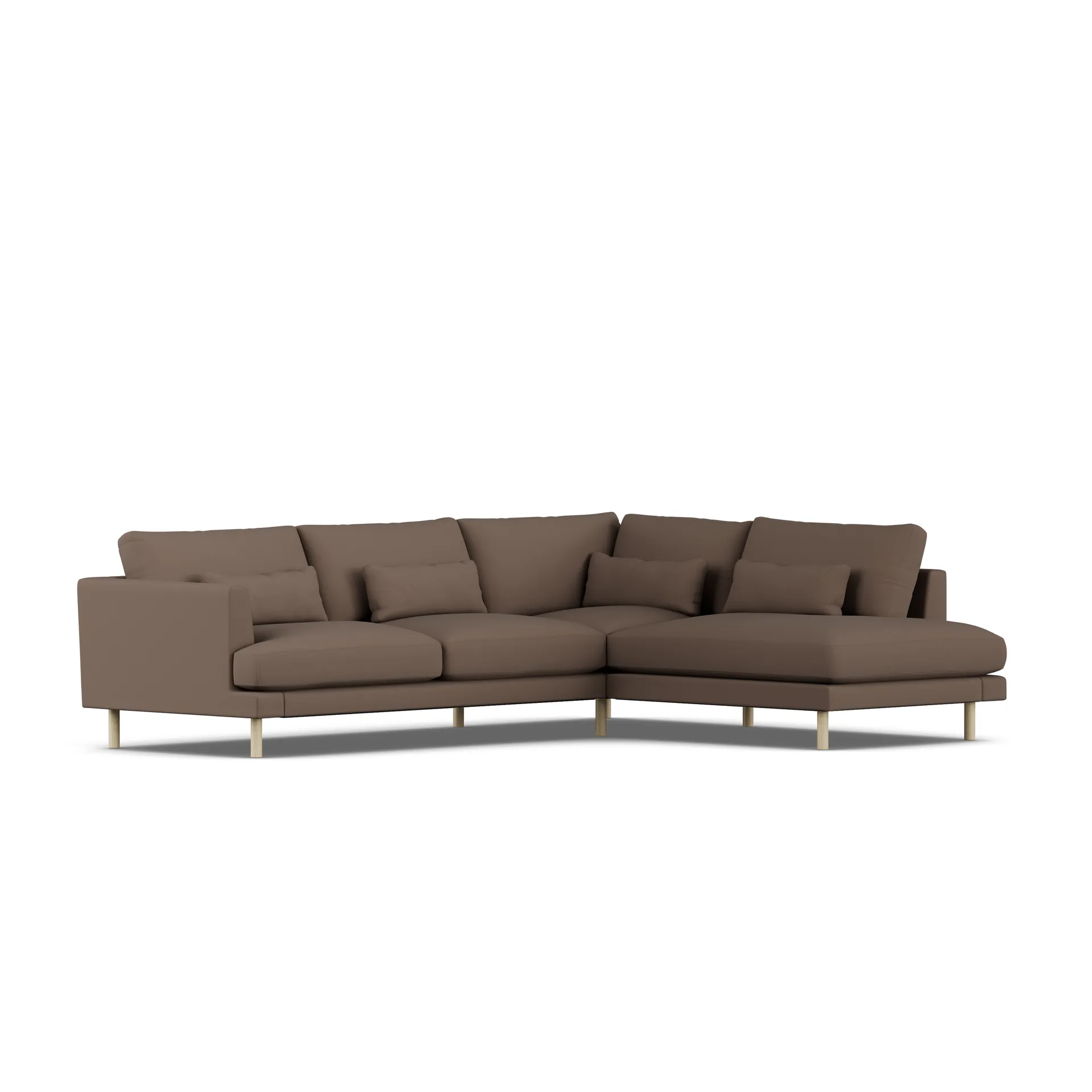 Bredhult soffa, Jump Brown 1955-vitoljad ek, 3-sits A1 1898