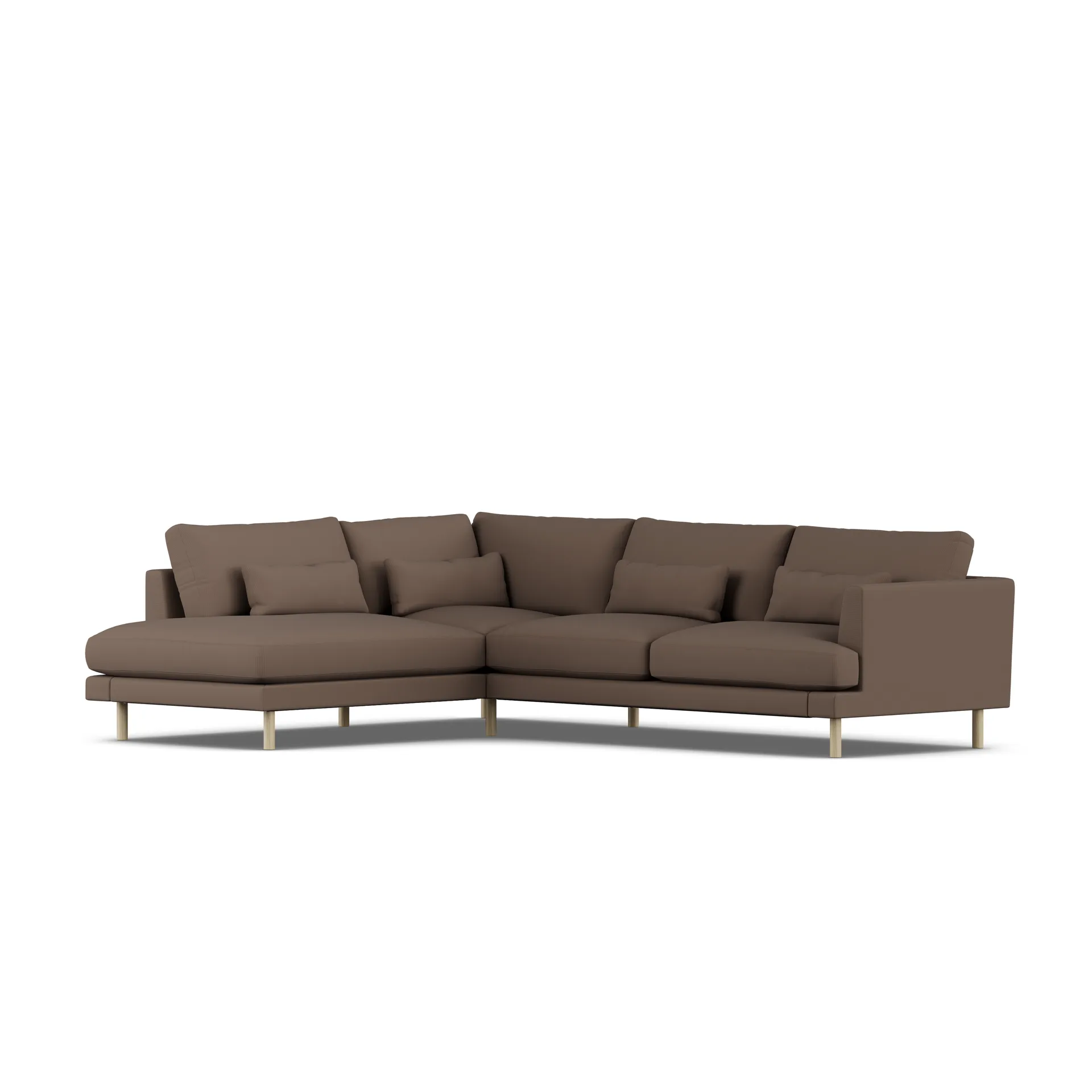 Bredhult soffa, Jump Brown 1955-vitoljad ek, 3-sits A2 1898