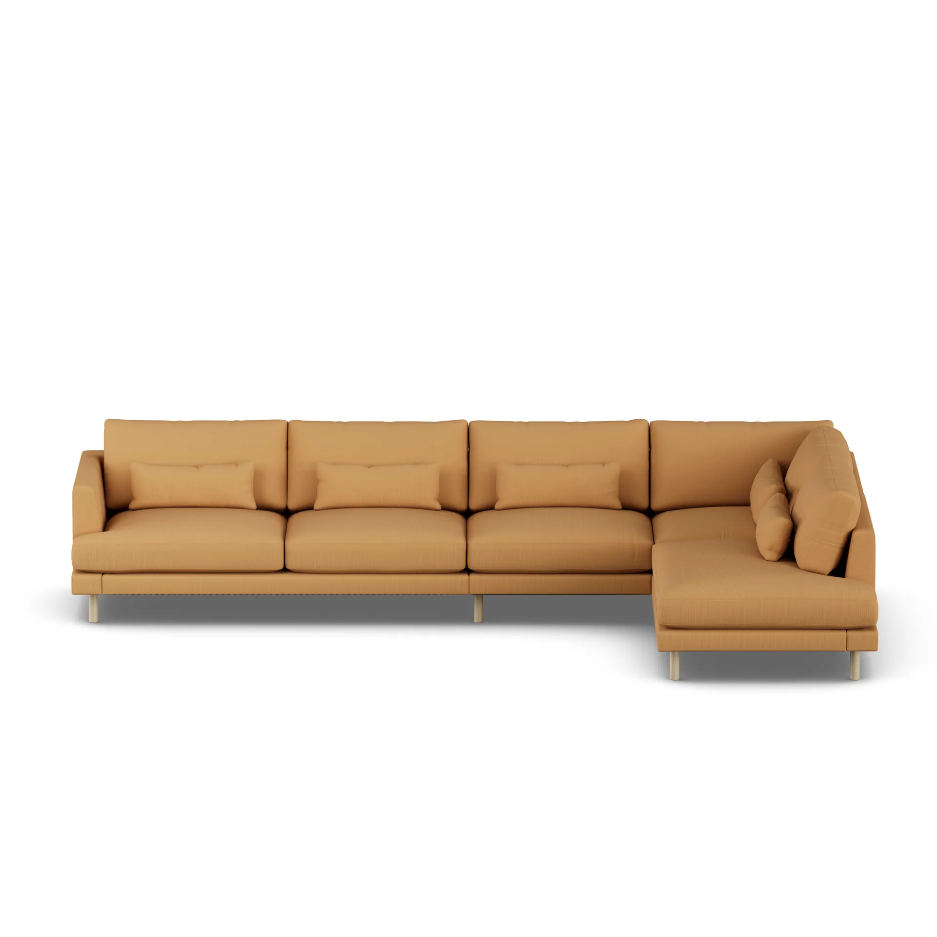 Bredhult soffa, Jump Honey 1959-vitoljad ek, 4-sits B1 1898
