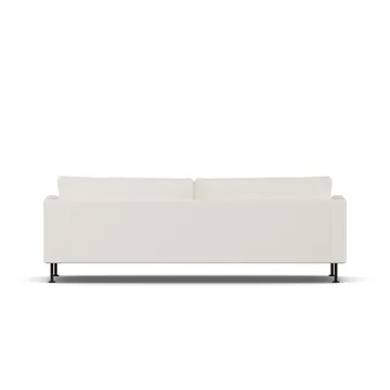 Bredhult soffa - Jump Off White 1954-svart stål, 3-sits - 1898