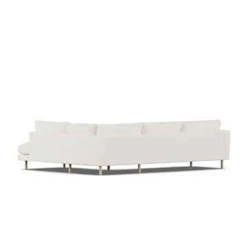 Bredhult soffa - Jump Off White 1954-vitoljad ek, 3-sits A1 - 1898