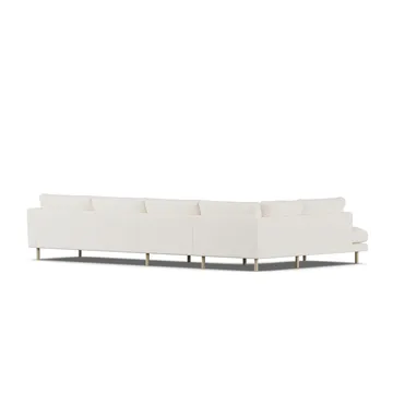 Bredhult soffa - Jump Off White 1954-vitoljad ek, 4-sits B2 - 1898