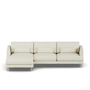 Bredhult soffa - Oslo Nature 1540-vitoljad ek, 2,5-sits C2 - 1898