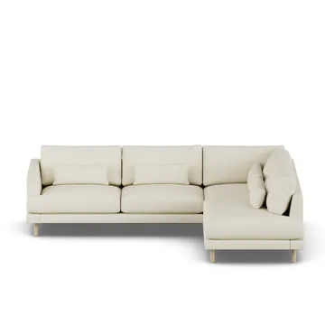 Bredhult soffa - Oslo Nature 1540-vitoljad ek, 3-sits A1 - 1898