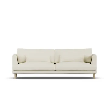 Bredhult soffa - Oslo Nature 1540-vitoljad ek, 3-sits - 1898