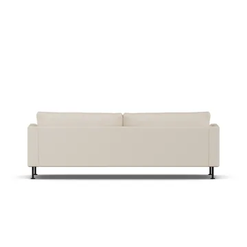 Bredhult soffa - Same Beige 6670-svart stål, 3-sits - 1898