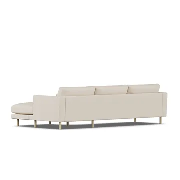 Bredhult soffa - Same Beige 6670-vitoljad ek, 2,5-sits C1 - 1898