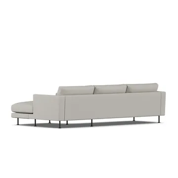 Bredhult soffa - Same Grey 6673-svart stål, 2,5-sits C1 - 1898