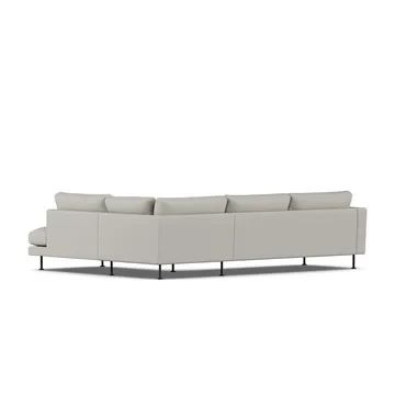 Bredhult soffa - Same Grey 6673-svart stål, 3-sits A1 - 1898