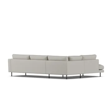 Bredhult soffa - Same Grey 6673-svart stål, 3-sits A2 - 1898