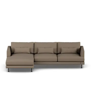 Bredhult soffa - Same Mole 6674-svart stål, 2,5-sits C2 - 1898