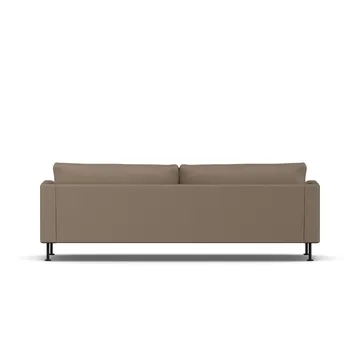 Bredhult soffa - Same Mole 6674-svart stål, 3-sits - 1898