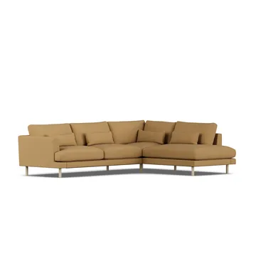 Bredhult soffa - Same Ochre 6676-vitoljad ek, 3-sits A1 - 1898