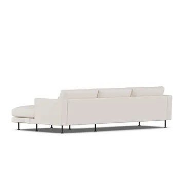 Bredhult soffa - Same Off White 6671-svart stål, 2,5-sits C1 - 1898