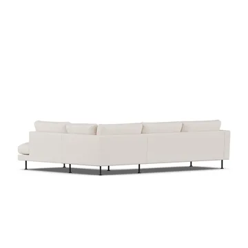 Bredhult soffa - Same Off White 6671-svart stål, 3-sits A1 - 1898