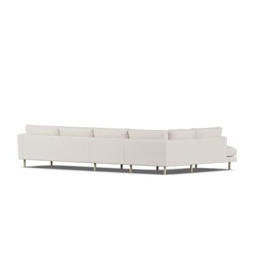 Bredhult soffa - Same Off White 6671-vitoljad ek, 4-sits B2 - 1898