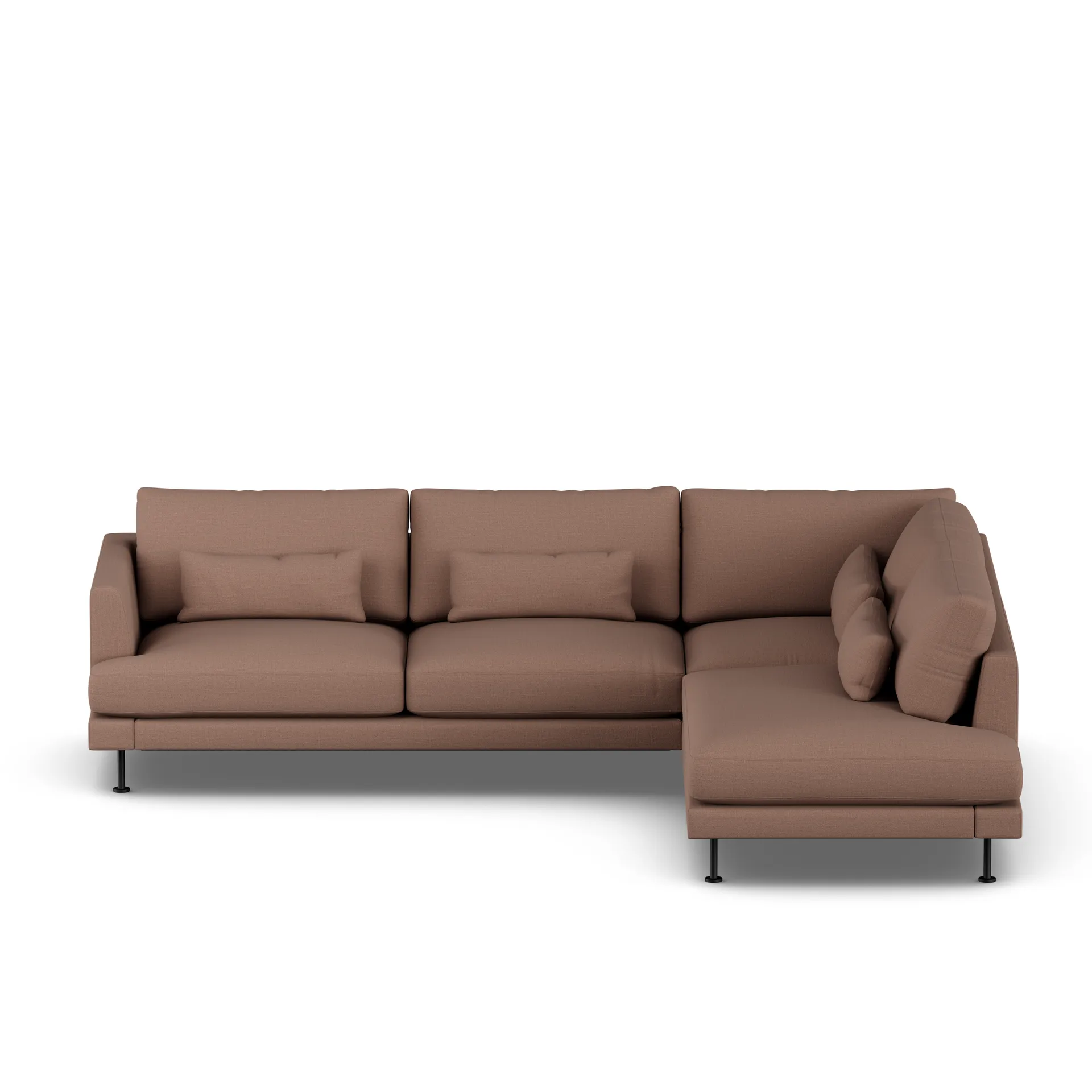 Bredhult soffa, Same Rust 6675-svart stål, 3-sits A1 1898