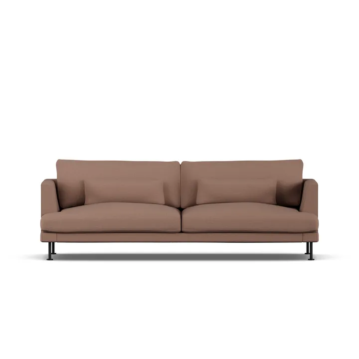Bredhult soffa - Same Rust 6675-svart stål, 3-sits - 1898