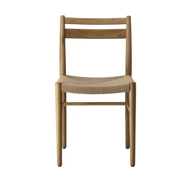 Fridhem matstol, Lackad ek-naturflätad, 2-pack - 1898