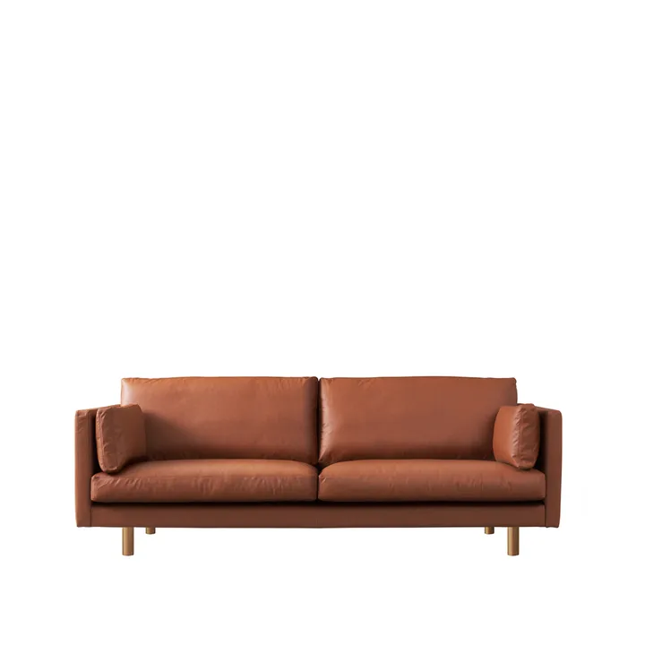 Haga 3-sits soffa - Sevilla Cognac 4003-ljus ek - 1898