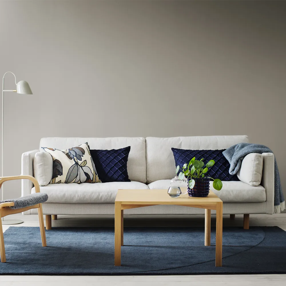 Haga 3-sits soffa, Sevilla Cognac 4003-ljus ek 1898