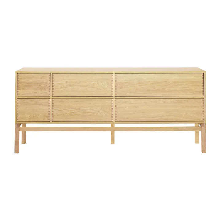 Hylte sideboard 6 lådor 172x73 cm - Ek - 1898