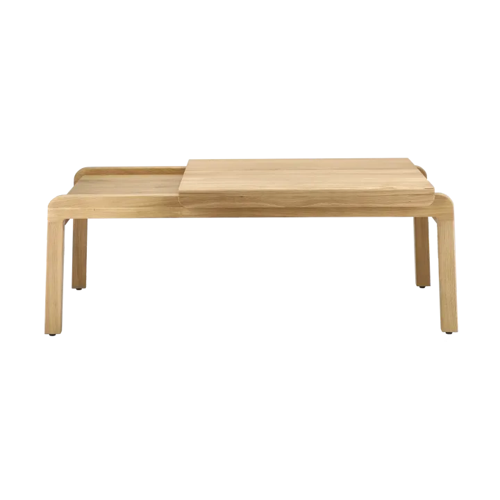 Knutskog soffbord 115x52x41 cm - Naturlackad ek - 1898