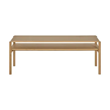 Lid soffbord - Vitpigmenterad ek, 125x50 cm - 1898