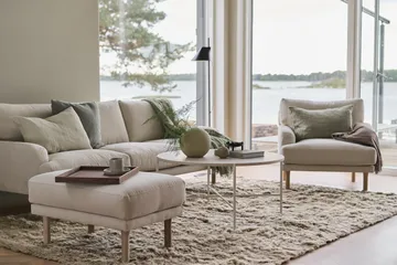 Lidnäs fåtölj - Caleido Beige 9600-vitoljad ek - 1898