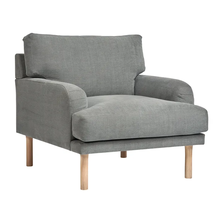 Lidnäs fåtölj - Caleido Grey 1240-vitoljad ek - 1898