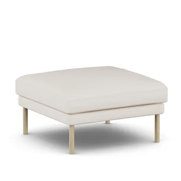 Linnevik fotpall - Caleido Beige 9600-vitoljad ek - 1898
