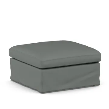 Linnevik fotpall - Caleido Grey 1240-vitoljad ek, med kappa - 1898