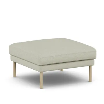 Linnevik fotpall - Luiza Beige 3981-vitoljad ek - 1898