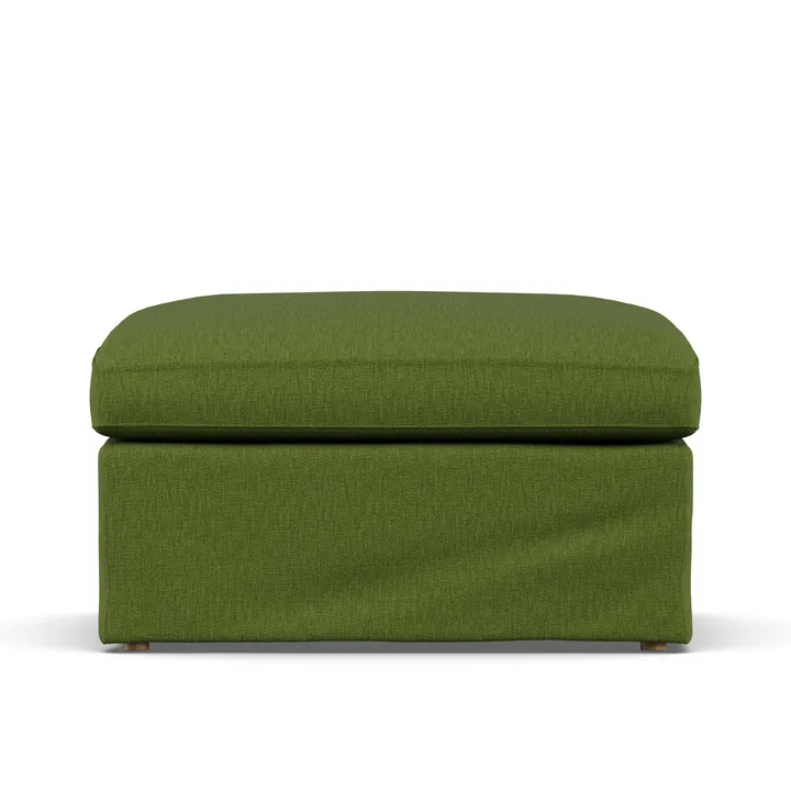 Linnevik fotpall - Luiza Green 3975-vitoljad ek, med kappa - 1898