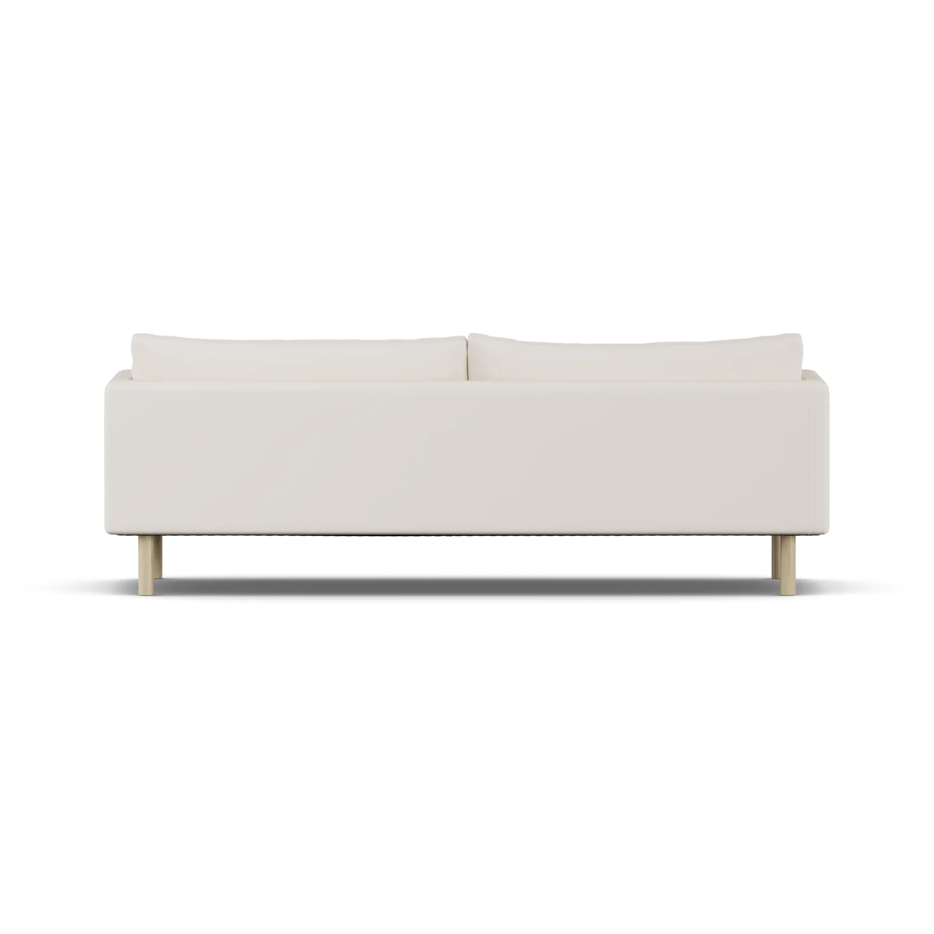 Linnevik soffa, Caleido Beige 9600-vitoljad ek, 4-sits, utan kappa 1898
