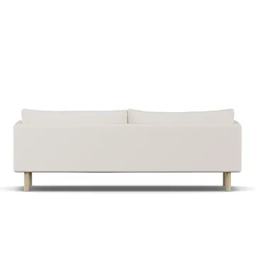 Linnevik soffa - Caleido Beige 9600-vitoljad ek, 4-sits - 1898