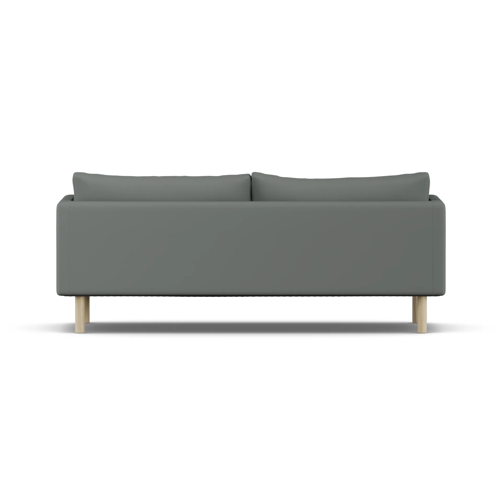 Linnevik soffa, Caleido Grey 1240-vitoljad ek, 3-sits, utan kappa 1898